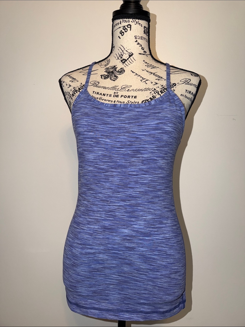 lululemon athletica Blue Space-Dye Cami Tank